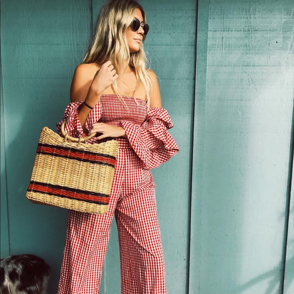 Cleobella straw tote